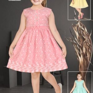 GIRLS CHICON EMBROIDERY FROCKS D. NO. : 622