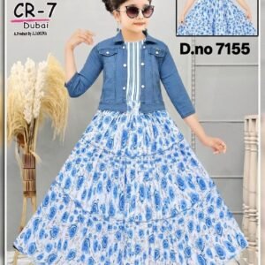 Denim Jacket Gown Jio-7155