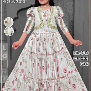 Girls gown dress Model 7160 - GM ZHILMIL DRESSES