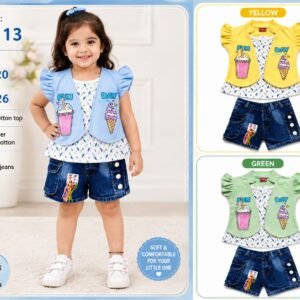 Kids Wear top & shorts set D.no. H-113